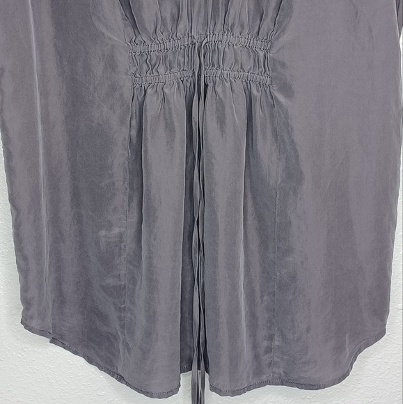 Rebecca Taylor Silk Beaded Neck Boho Tunic Blouse - Picture 5 of 15